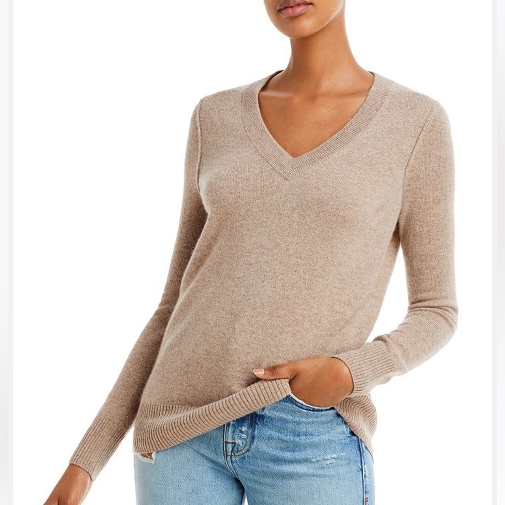 Aqua cashmere sweater